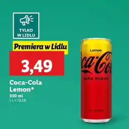 Lidl Coca-Cola Lemon oferta