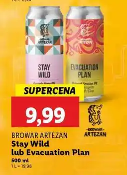 Lidl Browar Artezan Stay Wild lub Evacuation Plan oferta