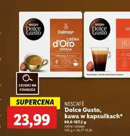 Lidl NESCAFÉ DOLCE GUSTO Kawa w kapsułkach oferta