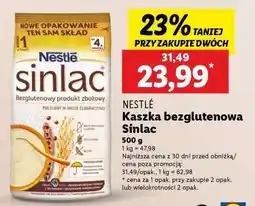 Lidl NESTLÉ Kaszka bezglutenowa Sinlac oferta