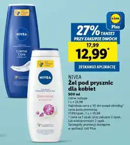Lidl NIVEA Żel pod prysznic dla kobiet oferta