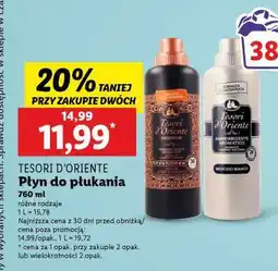 Lidl TESORI D’ORIENTE Płyn do płukania oferta
