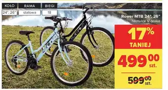 Carrefour Rower mtb 24&quot; v-brake 1 SZT oferta