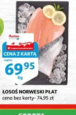 Auchan Losoś norweski płat oferta