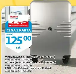Auchan Walizka ABS Sismik oferta