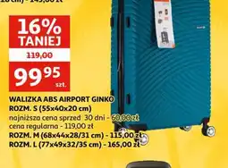 Auchan Walizka ABS Airport Ginko oferta