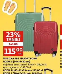 Auchan Walizka ABS Airport Boho oferta