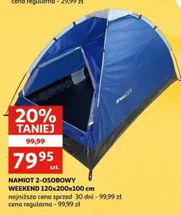 Auchan Namiot 2-osobowy Weekend oferta