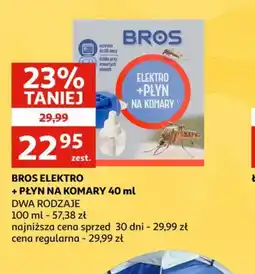 Auchan BROS Elektro + Płyn na komary oferta
