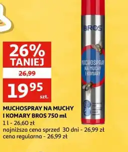 Auchan Muchospray na muchy i komary Bros oferta