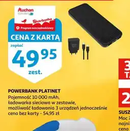 Auchan Powerbank Platinet oferta