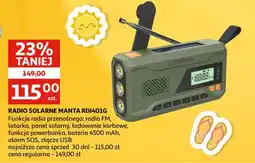 Auchan Radio solarne Manta RDI401G oferta