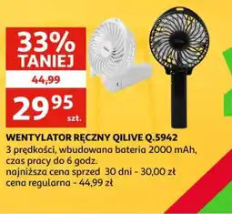 Auchan Wentylator ręczny Qilive Q.5942 oferta