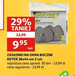 Zasłonki na okna boczne Kotek