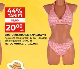 Auchan Biustonosz damski kąpielowy oferta