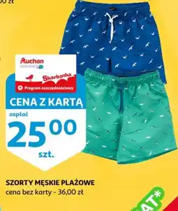 Auchan Szorty męskie plażowe oferta