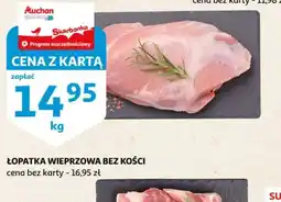 Auchan Lopatka wieprzowa bez kości oferta