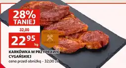 Auchan Karkówka w przyprawie cygańskiej oferta