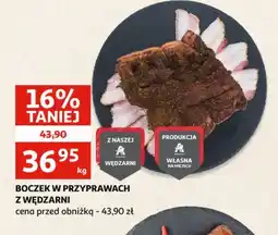 Auchan Boczek w przyprawach z wędzarni oferta