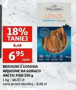 Auchan Brzuszki z łososia wędzone na gorąco Arctic Fish oferta
