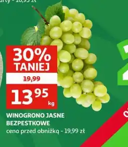Auchan Winogrono jasne bezpestkowe oferta