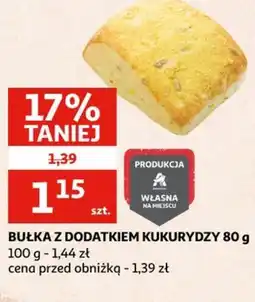 Auchan Bułka z dodatkiem kukurydzy oferta