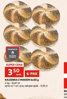 Auchan Kajzerka z makiem oferta