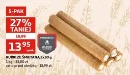 Auchan Rurki ze śmietaną oferta