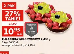 Auchan Mała tarta wieloowocowa oferta