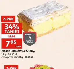 Auchan Ciasto kremówka oferta