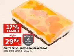 Auchan Ciasto czekoladowo-pomarańczowe oferta