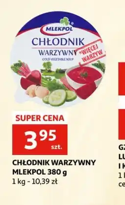 Auchan Chłodnik warzywny Mlekpol oferta