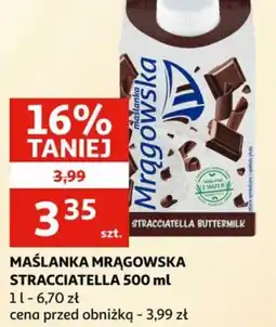 Auchan Maślanka Mrągowska Stracciatella oferta