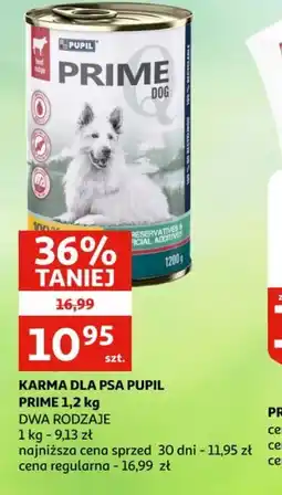 Auchan Karma dla psa Pupil Prime oferta