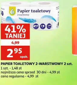 Auchan Papier toaletowy 2-warstwowy oferta