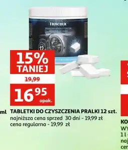Auchan Tabletki do czyszczenia pralki oferta