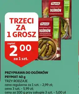 Auchan Przyprawa do ogórków Prymat oferta