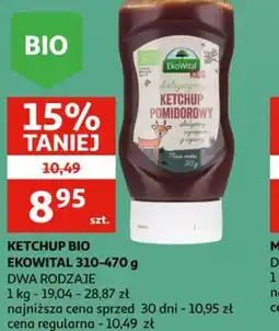 Auchan Ketchup BIO Ekowital oferta