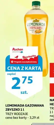 Auchan Lemoniada gazowana Zbyszko oferta