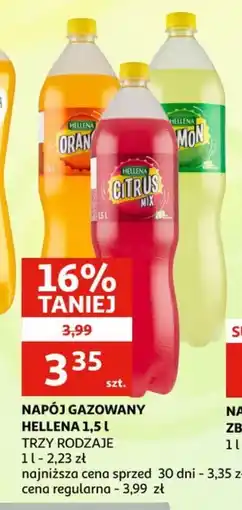 Auchan Napój gazowany Hellena oferta