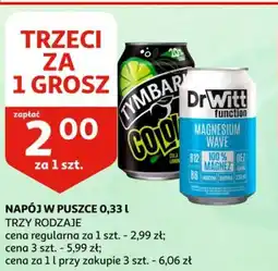 Auchan Napój w puszce oferta