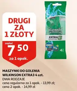 Auchan Maszynki do golenia Wilkinson Extra3 oferta