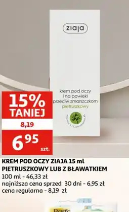 Auchan Krem pod oczy Ziaja oferta