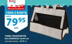 Auchan Torba transporter dla zwierząt oferta