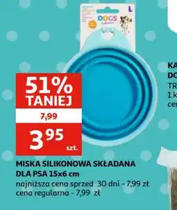 Auchan Miska silikonowa składana dla psa oferta