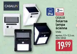 ALDI CASALUX Solarna lampa ścienna oferta