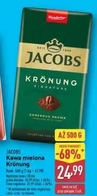 ALDI JACOBS Kawa mielona Krönung oferta