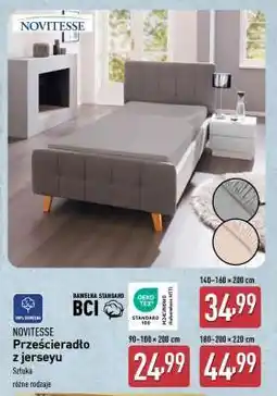 ALDI NOVITESSE Prześcieradło z jerseyu oferta