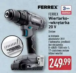 ALDI FERREX Wiertarko-wkrętarka 20 V oferta