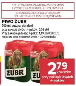 Stokrotka Market Piwo ŻUBR oferta